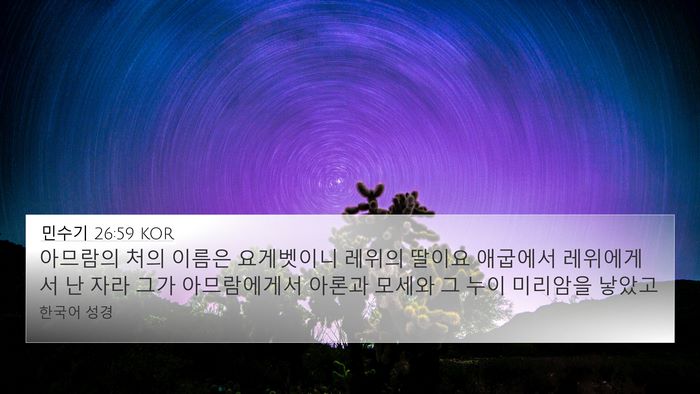민수기 26:59 KOR Bible Verse Image