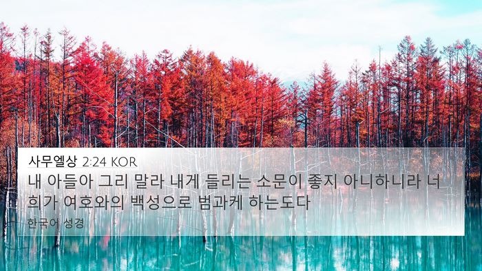사무엘상 2:24 KOR Bible Verse Image