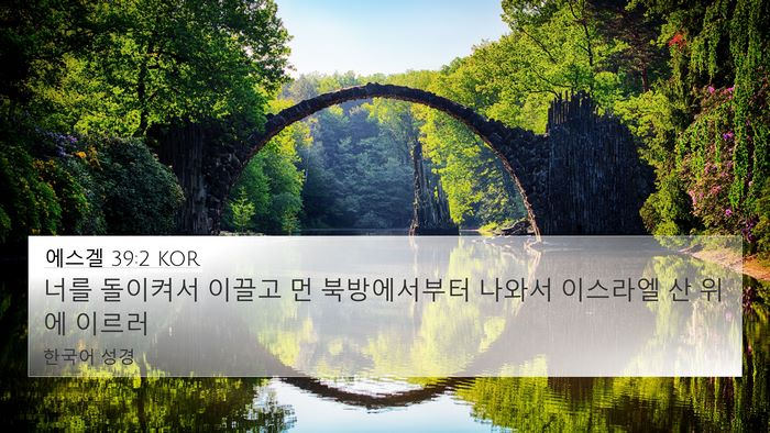 에스겔 39:2 KOR Bible Verse Image
