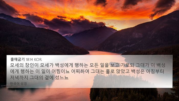 출애굽기 18:14 KOR Bible Verse Image
