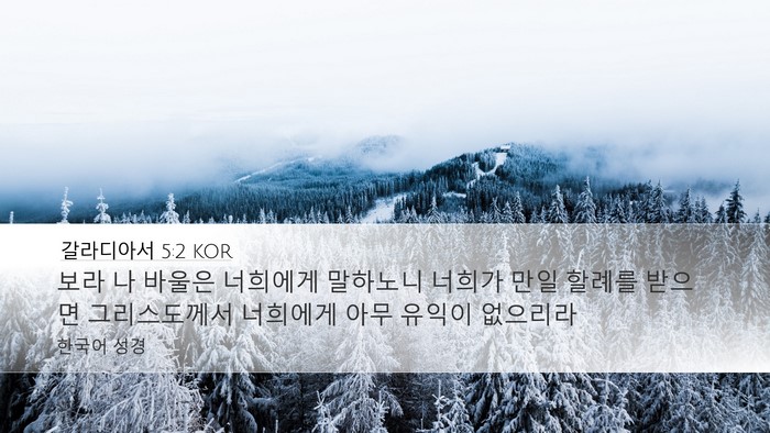 갈라디아서 5:2 KOR Bible Verse Image