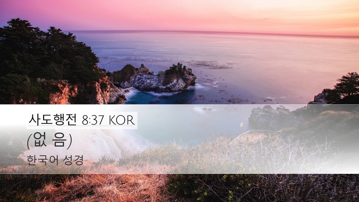 사도행전 8:37 KOR Desktop Wallpaper - (없 - Desktop Bible Verse Wallpaper