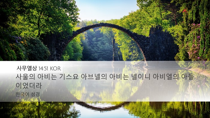 사무엘상 14:51 KOR Bible Verse Image