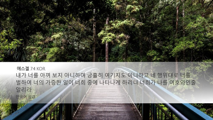 에스겔 7:4 KOR Bible Verse Image