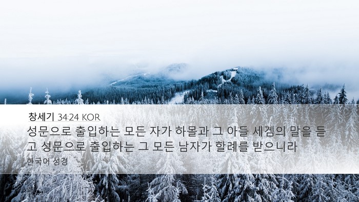 창세기 34:24 KOR Bible Verse Image