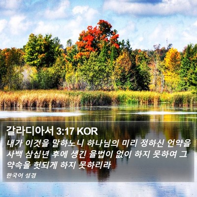 갈라디아서 3:17 KOR Bible Verse Image