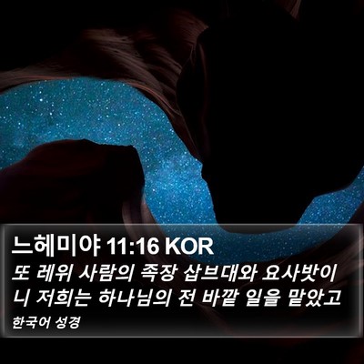 느헤미야 11:16 KOR Bible Verse Image