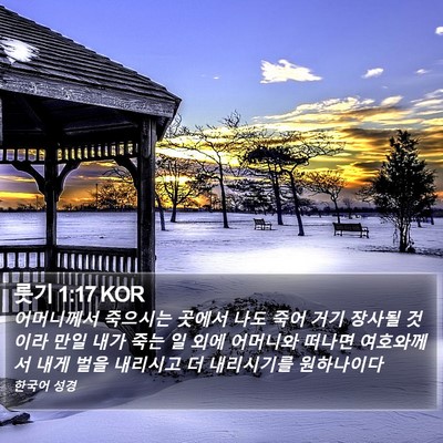 룻기 1:17 KOR Bible Verse Image