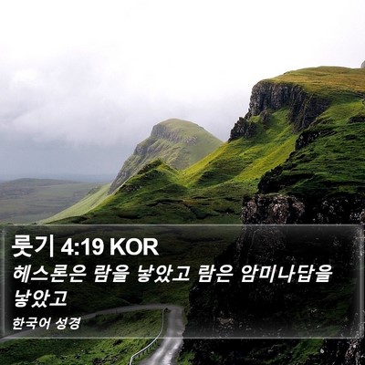 룻기 4:19 KOR Bible Verse Image