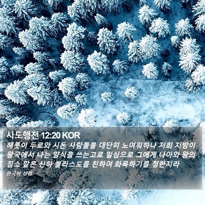 사도행전 12:20 KOR Bible Verse Image