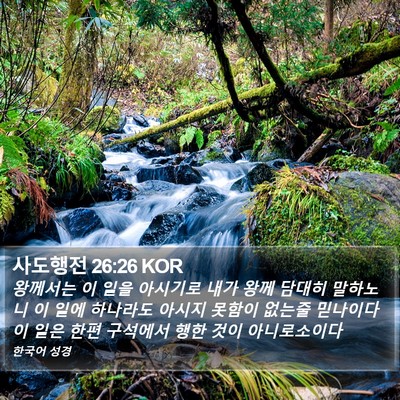 사도행전 26:26 KOR Bible Verse Image