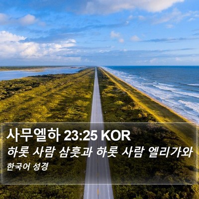 사무엘하 23:25 KOR Bible Verse Image