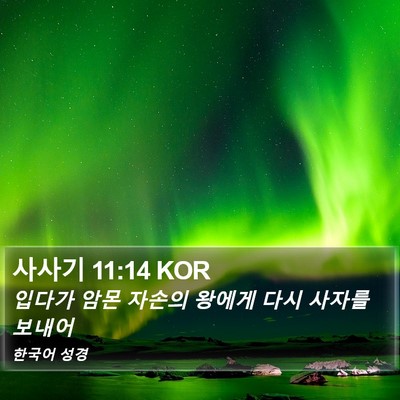 사사기 11:14 KOR Bible Verse Image