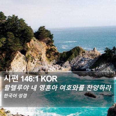 시편 146:1 KOR Bible Verse Image