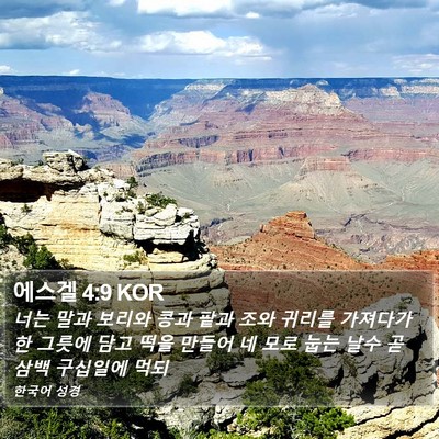 에스겔 4:9 KOR Bible Verse Image