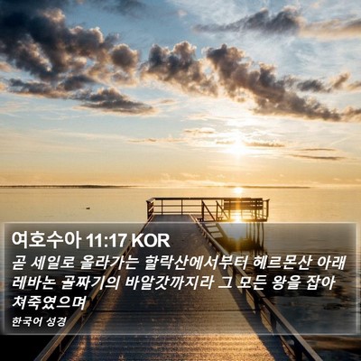 여호수아 11:17 KOR Bible Verse Image