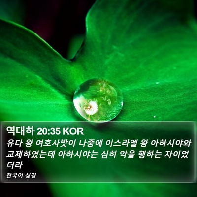 역대하 20:35 KOR Bible Verse Image