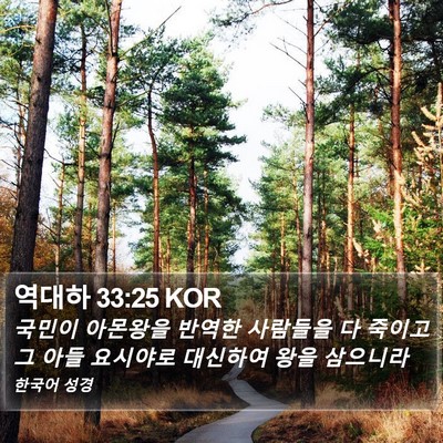 역대하 33:25 KOR Bible Verse Image