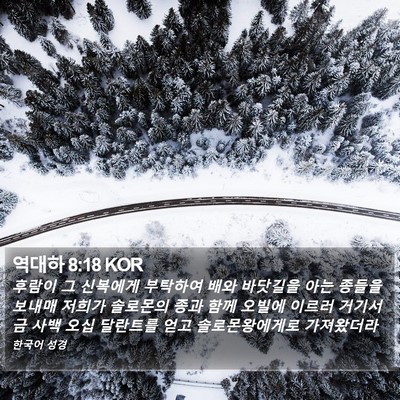 역대하 8:18 KOR Bible Verse Image