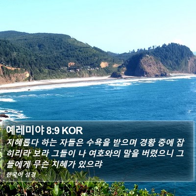 예레미야 8:9 KOR Bible Verse Image