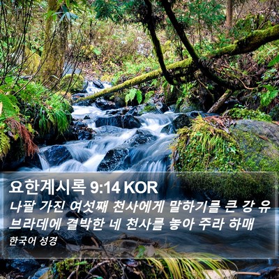 요한계시록 9:14 KOR Bible Verse Image