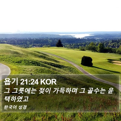 욥기 21:24 KOR Bible Verse Image