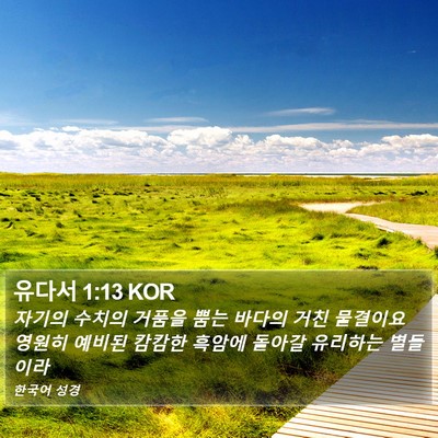 유다서 1:13 KOR Bible Verse Image