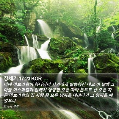 창세기 17:23 KOR Bible Verse Image