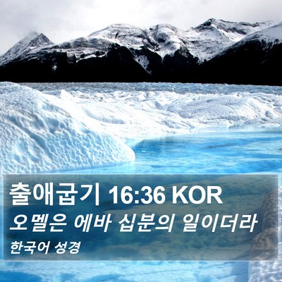 출애굽기 16:36 KOR Bible Verse Image