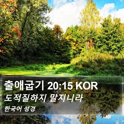 출애굽기 20:15 KOR Bible Verse Image