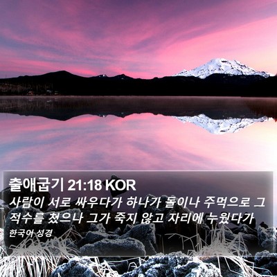 출애굽기 21:18 KOR Bible Verse Image