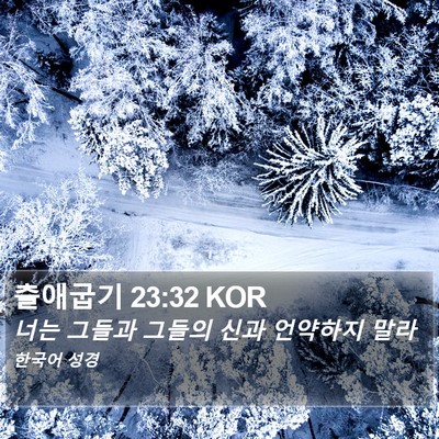 출애굽기 23:32 KOR Bible Verse Image