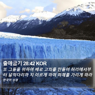 출애굽기 28:42 KOR Bible Verse Image