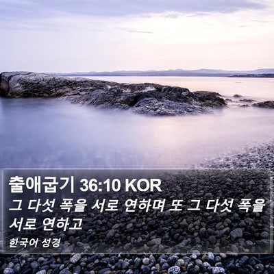 출애굽기 36:10 KOR Bible Verse Image