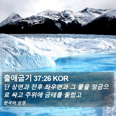 출애굽기 37:26 KOR Bible Verse Image