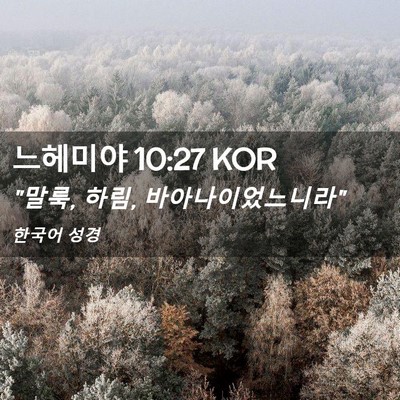 Picture 02 - 느헤미야 10:27 KOR - 