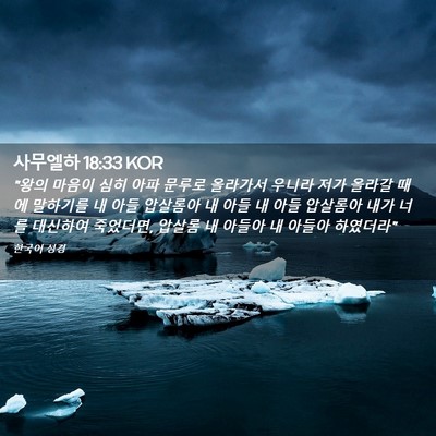 Picture 02 - 사무엘하 18:33 KOR - 