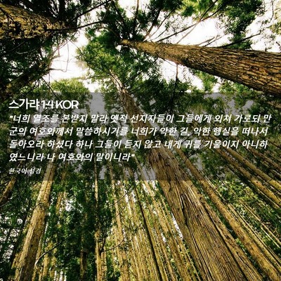 Picture 02 - 스가랴 1:4 KOR - 