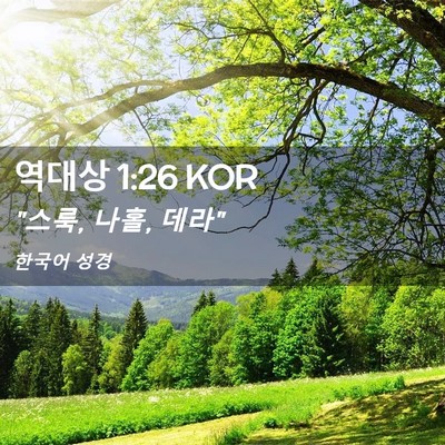 Picture 02 - 역대상 1:26 KOR - 