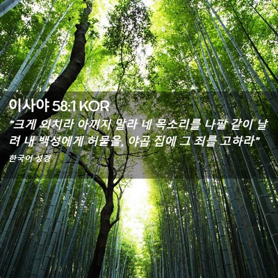 Picture 02 - 이사야 58:1 KOR - 