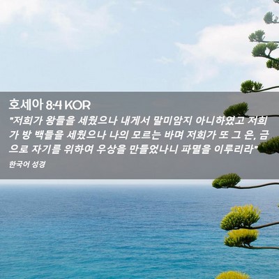Picture 02 - 호세아 8:4 KOR - 