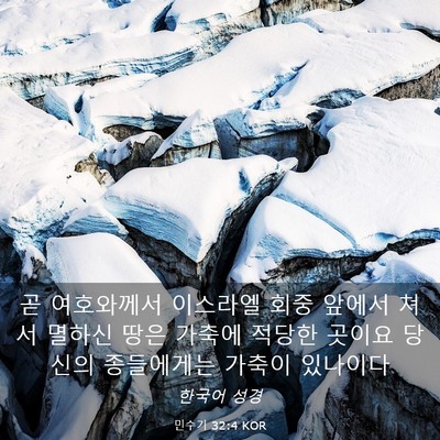 Picture 03 - 민수기 32:4 KOR - 곧 여호와께서 이스라엘 회중 앞에서 - Bible Verse Picture