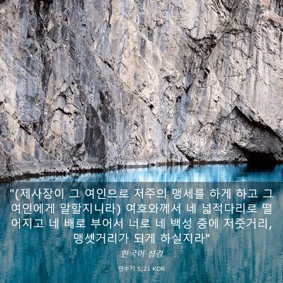 Picture 03 - 민수기 5:21 KOR - 