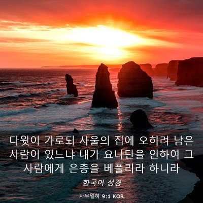 Picture 03 - 사무엘하 9:1 KOR - 다윗이 가로되 사울의 집에 오히려 - Bible Verse Picture