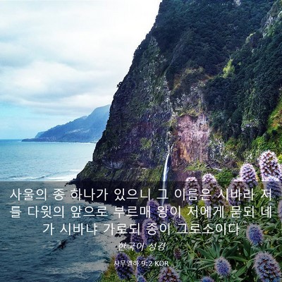 Picture 03 - 사무엘하 9:2 KOR - 사울의 종 하나가 있으니 그 이름은 - Bible Verse Picture