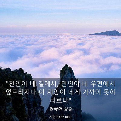 Picture 03 - 시편 91:7 KOR - 