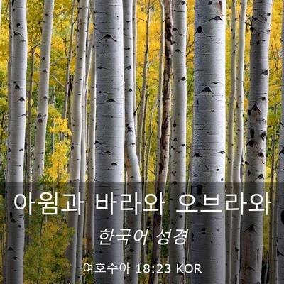 Picture 03 - 여호수아 18:23 KOR - 아윔과 바라와 - Bible Verse Picture