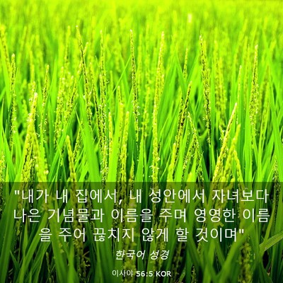 Picture 03 - 이사야 56:5 KOR - 