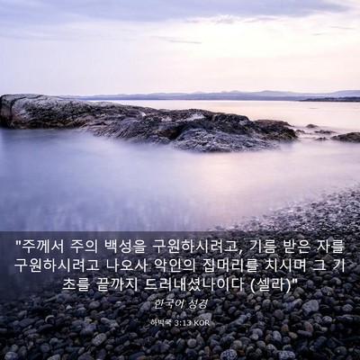 Picture 03 - 하박국 3:13 KOR - 