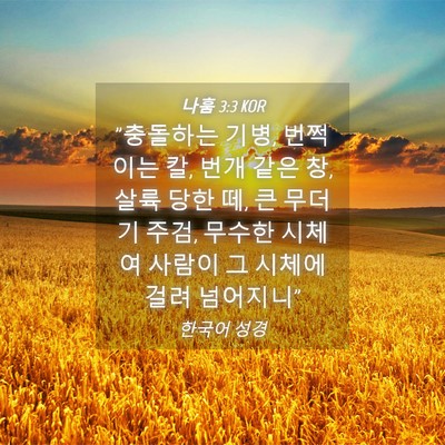 Picture 04 - 나훔 3:3 KOR - 